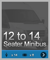 12 to 14 Seater Birmingham Minibus